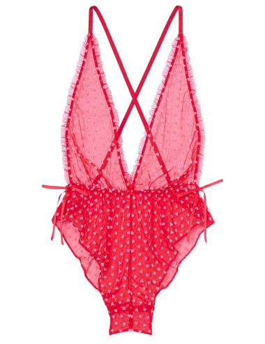 Ромпер VS Tease Heart Mesh...