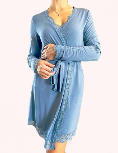 Халат Modal Lace-Trim Robe