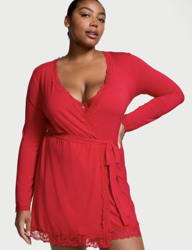 Халат Modal Lace-Trim Robe