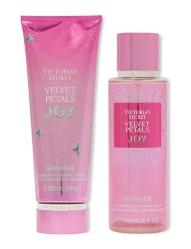 Velvet Petals Joy Shimmer Набір спрей та лосьйон з шиммером