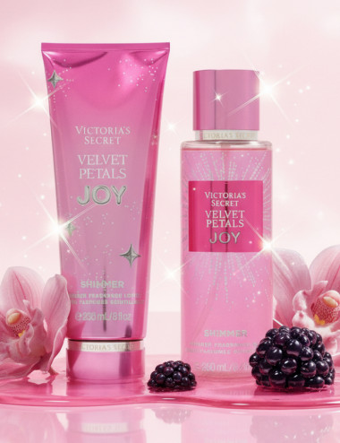 Velvet Petals Joy Shimmer Набір спрей та лосьйон з шиммером