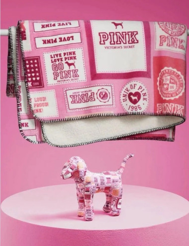 Плед і міні-іграшка VS PINK...