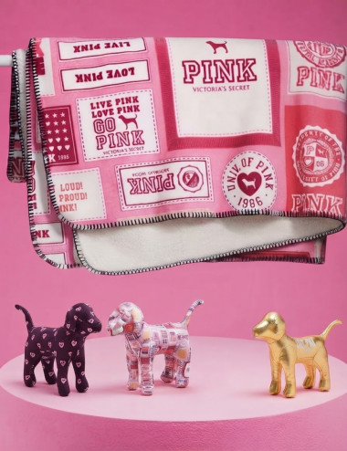 Плед и мини-игрушка VS PINK...