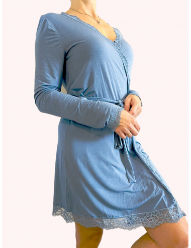 Халат Modal Lace-Trim Robe